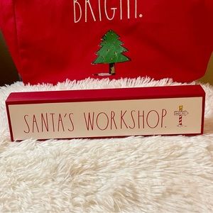 RAE DUNN : SANTA'S WORKSHOP holiday décor